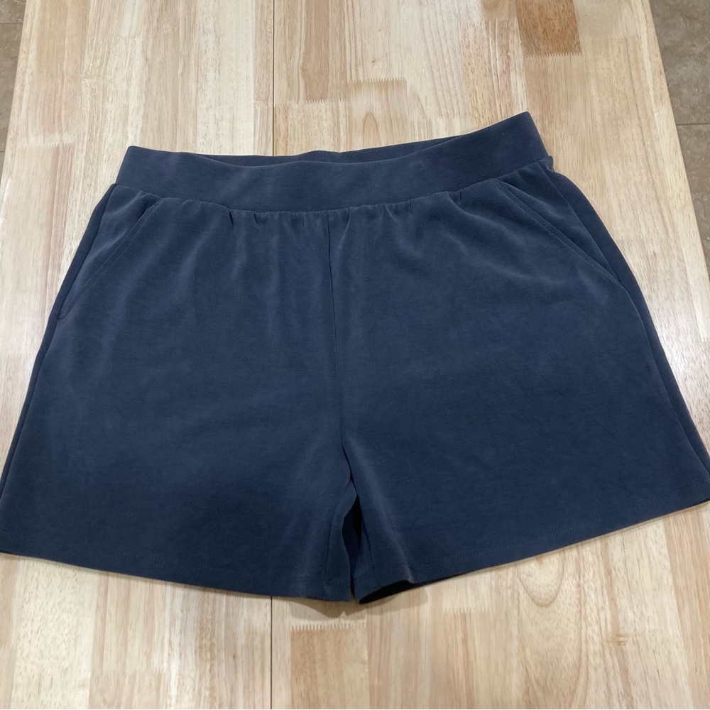 Lazypants Women's Charcoal Grey Luxe Lounge Shorts Size XL